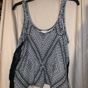 Aztec print tank top